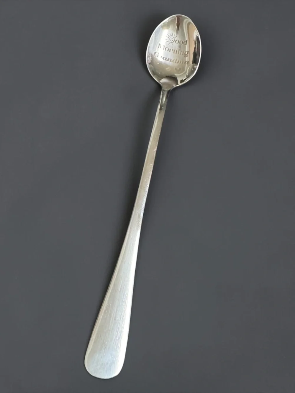 Good Morning Grandma Engraved Spoon Gift Boxed